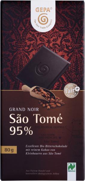 Gepa Bio Schokolade Grand Noir São Tomé 95%