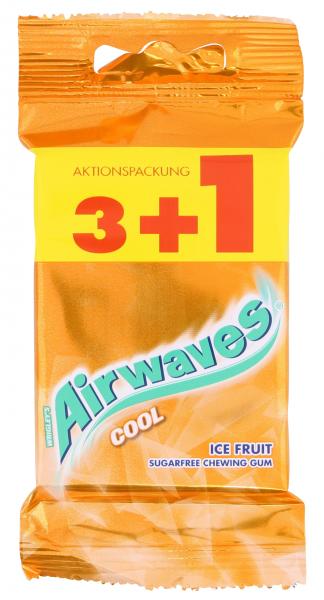 Airwaves Cool Ice Fruit 3+1 Aktionspack