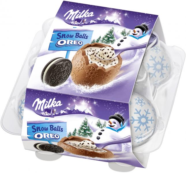 Milka Snowballs Oreo 4er