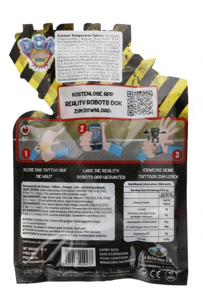 Dok Reality Robots Lutscher mit Tattoo 6er