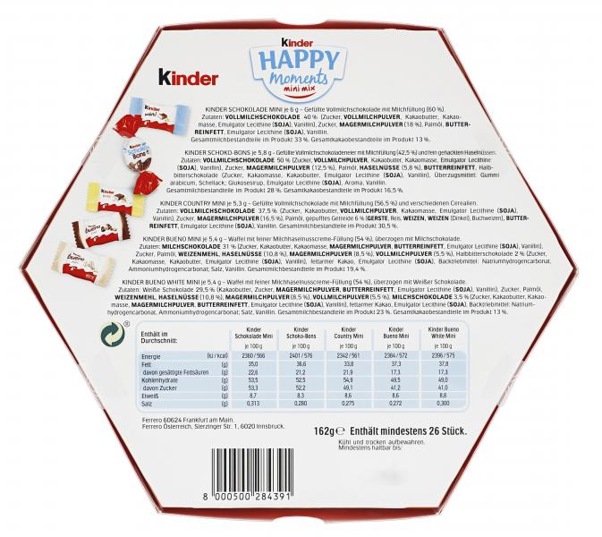 Kinder Happy Moments Mini Mix
