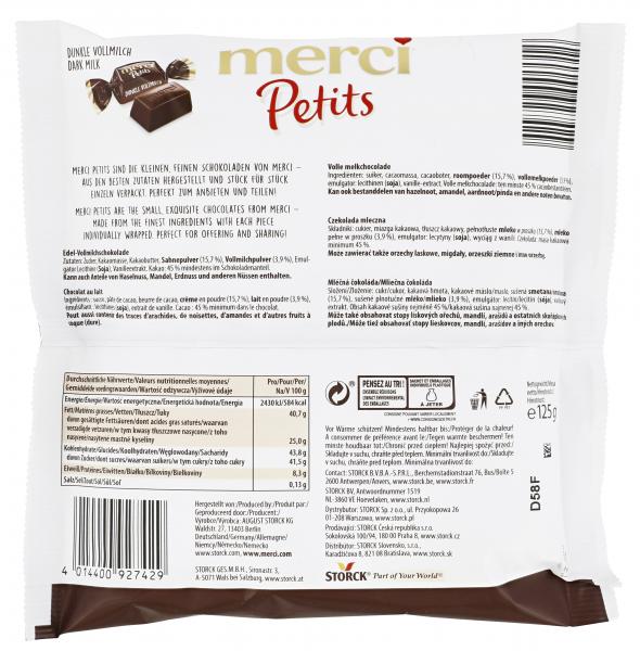 Merci Petits Dunkle Vollmilch