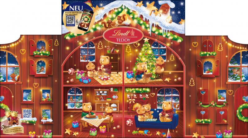 Lindt Adventskalender Teddy