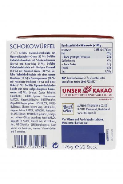 Ritter Sport Schokowürfel Dankeschön