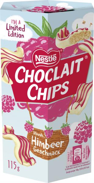 Nestlé Choclait Chips Himbeer Geschmack