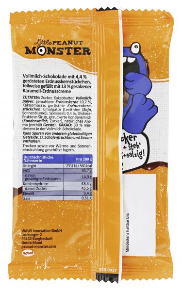 Little Peanut Monster Peanut Butter Schokolade Salted Caramel