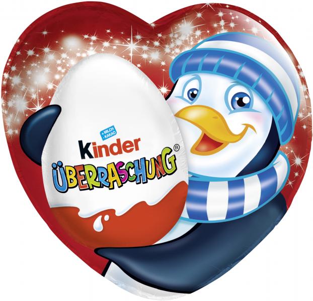 Kinder Schokolade Herz mit Überraschung