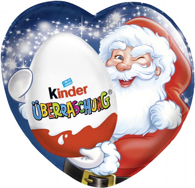 Kinder Schokolade Herz mit Überraschung