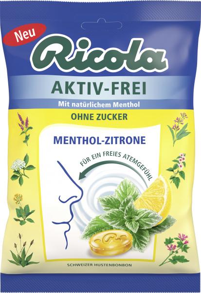 Ricola Aktiv-Frei Menthol-Zitrone ohne Zucker