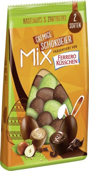 Ferrero Küsschen cremige Schokoeier Mix Haselnuss & Zartbitter