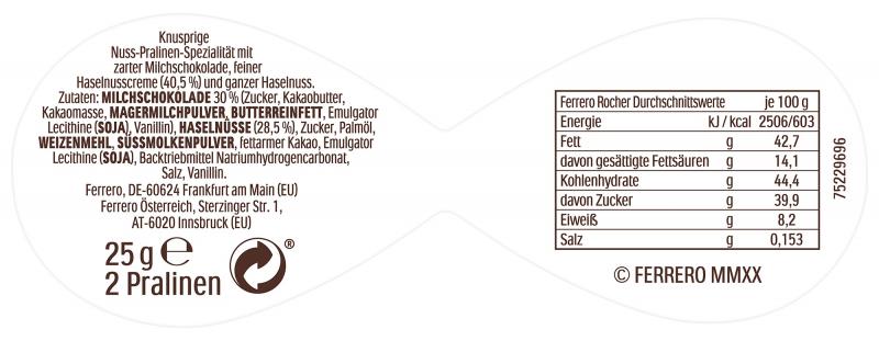 Ferrero Rocher Blechei