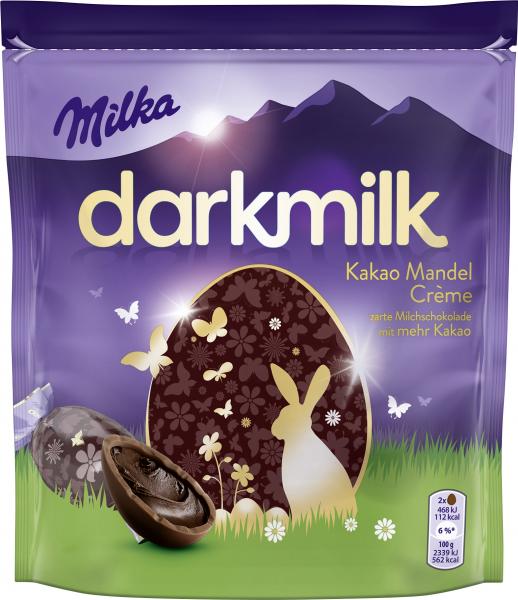 Milka Feine Eier Darkmilk Kakao Mandel Crème
