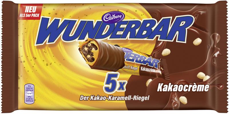 Cadbury Wunderbar Kakao-Karamell-Riegel