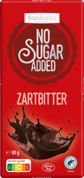 Frankonia No Sugar Added Zartbitter Schokolade