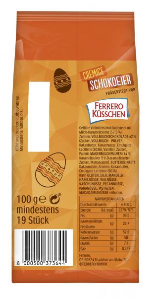 Ferrero Küsschen Cremige Schokoeier Karamell
