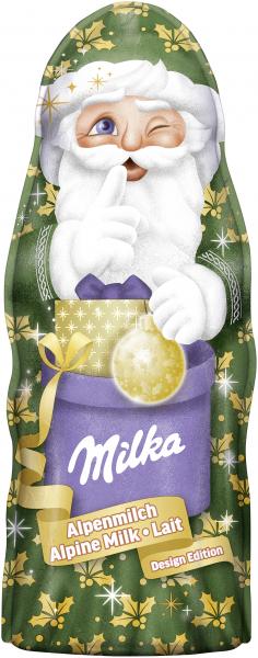 Milka Weihnachtsmann Alpenmilch Design Edition