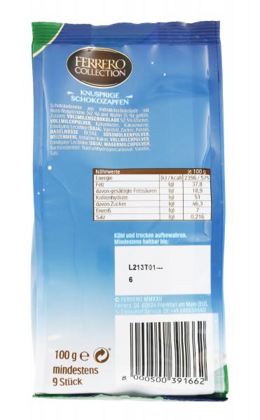 Ferrero Collection Knusprige Schokozapfen Haselnuss