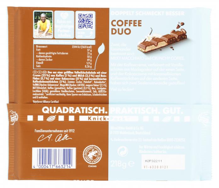 Ritter Sport Duo Coffee