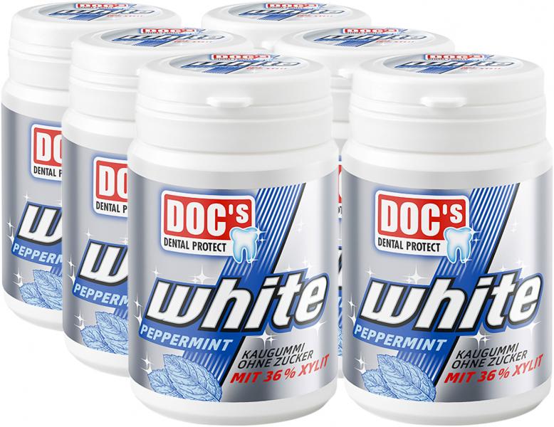 Doc's White Peppermint Kaugummi