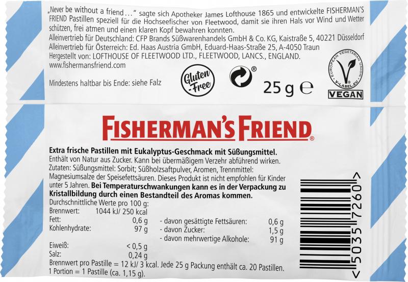 Fisherman's Friend Eucalyptus ohne Zucker