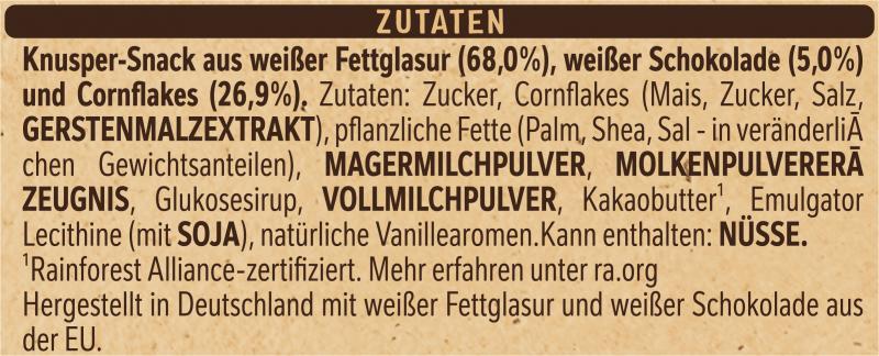 Nestlé Choco Crossies Weiß