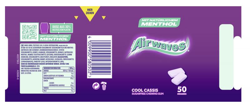 Wrigleys Airwaves Cool Cassis