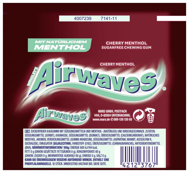 Wrigleys Airwaves Cherry Menthol