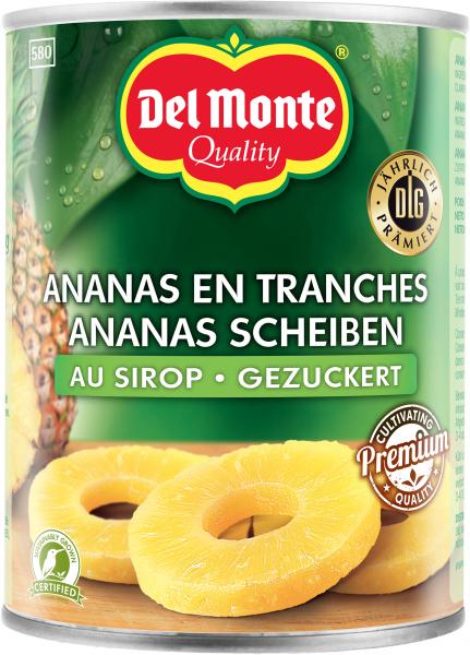 Del Monte Ananas Scheiben gezuckert