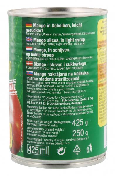 Gold Berry Mango Scheiben gezuckert