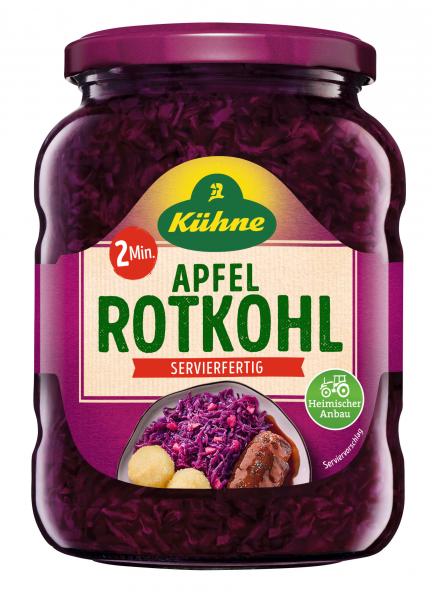 Kühne 2 Minuten Apfelrotkohl