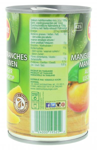 Del Monte Mango Scheiben leicht gezuckert
