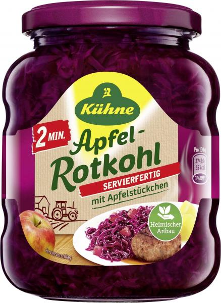 Kühne Rotkohl Servierfertig mit Apfelstückchen