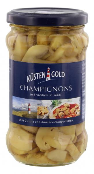 Küstengold Champignons in Scheiben 2. Wahl
