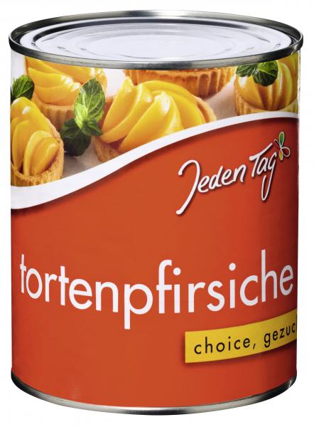 Jeden Tag Tortenpfirsiche gezuckert