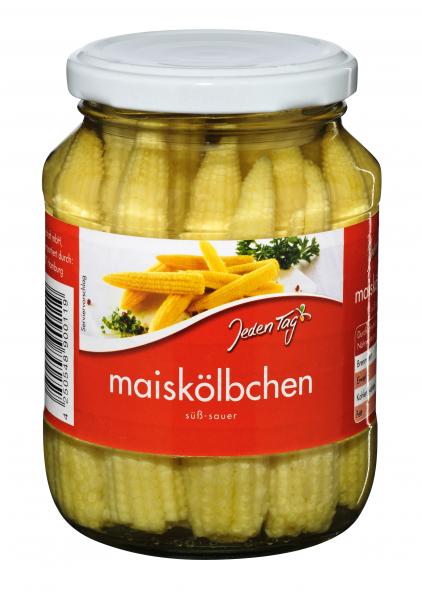 Jeden Tag Maiskölbchen süß-sauer