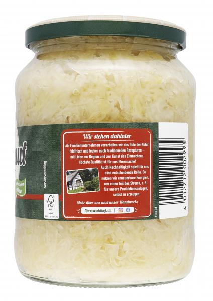 Spreewaldhof Sauerkraut