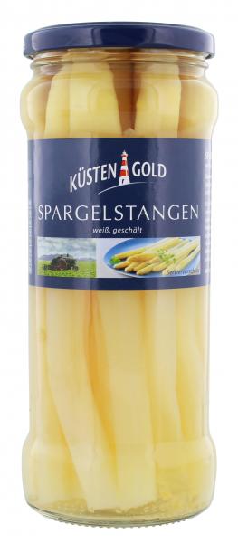 Küstengold Spargelstangen weiß geschält