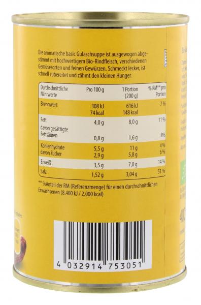 Basic Gulaschsuppe