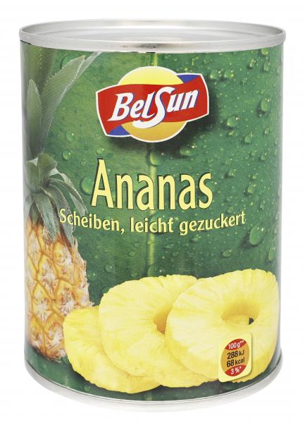 Jeden Tag Ananas Scheiben leicht gezuckert