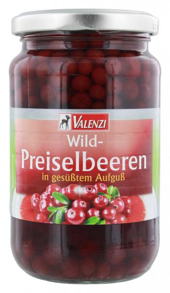 Valenzi Wild-Preiselbeeren in gesüßtem Aufguss