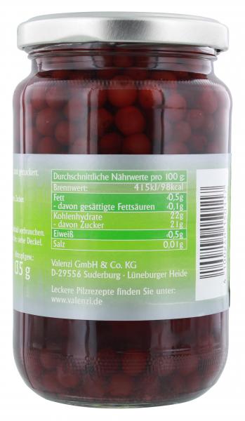 Valenzi Wild-Preiselbeeren in gesüßtem Aufguss