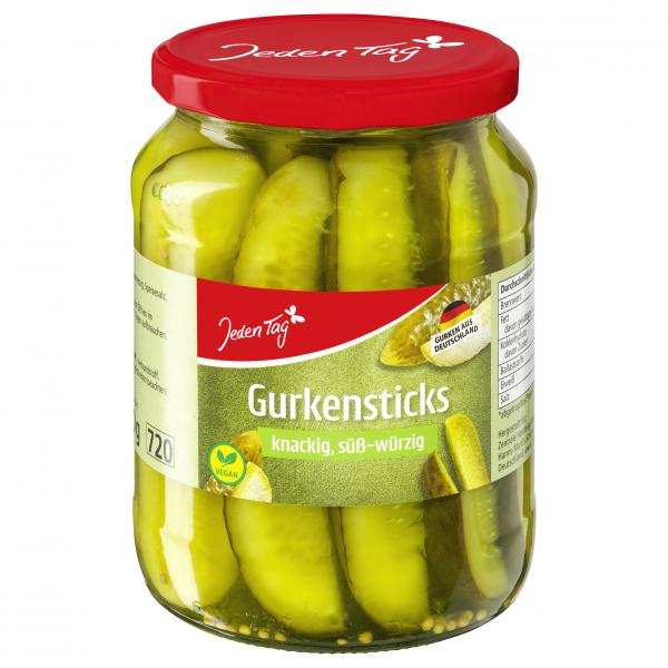 Jeden Tag Gurkensticks