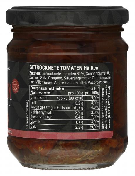 Herr Edelmann Getrocknete Tomaten Hälften
