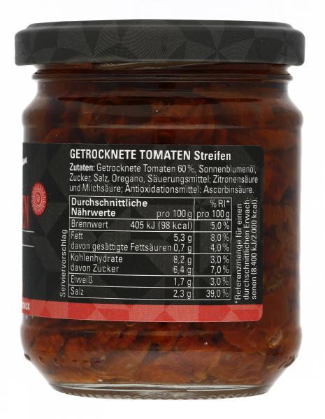 Herr Edelmann Getrocknete Tomaten Streifen