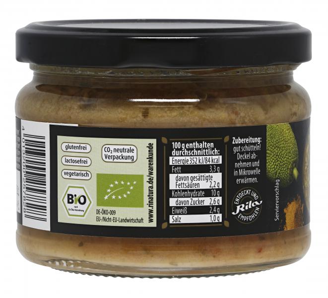 Rinatura Bio Foodie Lifestyle Curry Sri Lankan Style Jackfrucht
