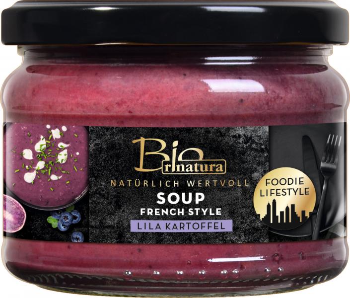 Rinatura Bio Foodie Lifestyle Soup French Style Lila Kartoffel