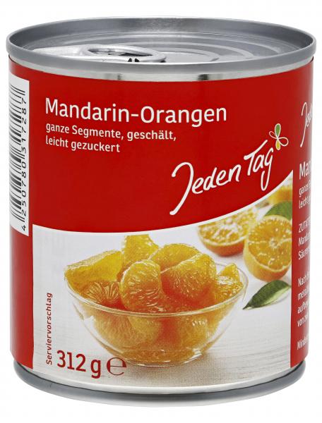 Jeden Tag Mandarin-Orangen
