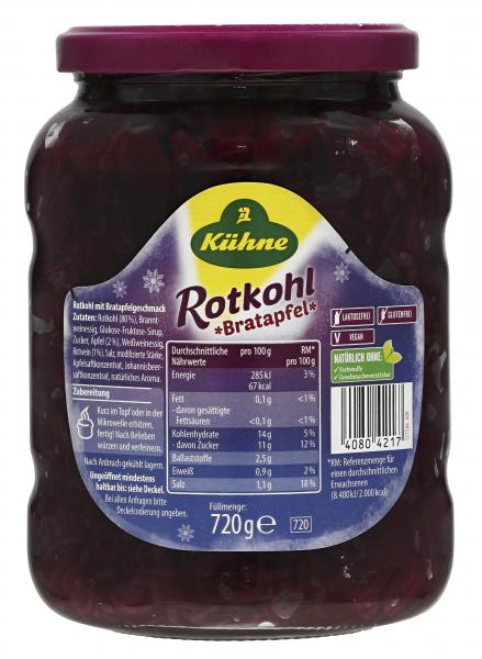 Kühne Rotkohl mit Bratapfel