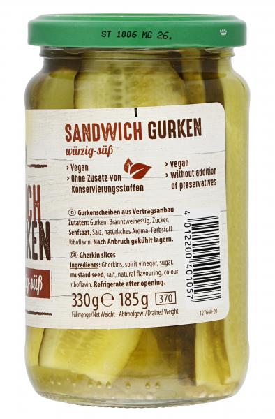 Kühne Sandwich Gurken würzig-süß