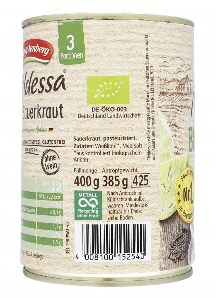 Hengstenberg Mildessa Bio Sauerkraut